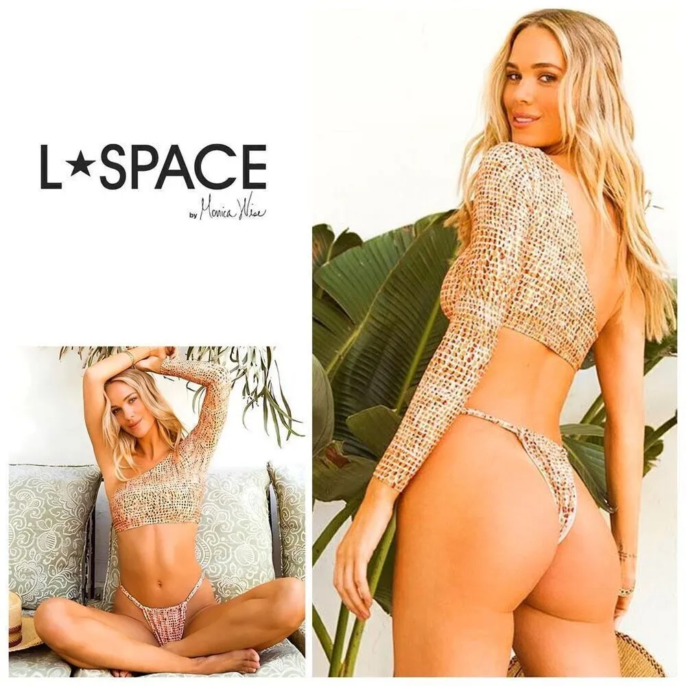 New. L*SPACE Gina animal print bikini set. Small. Retails $209 - Image 2