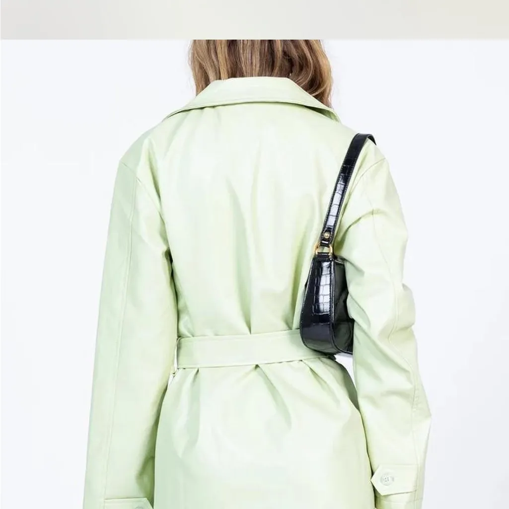 Princess Polly  Mint Utility Jacket - Image 4