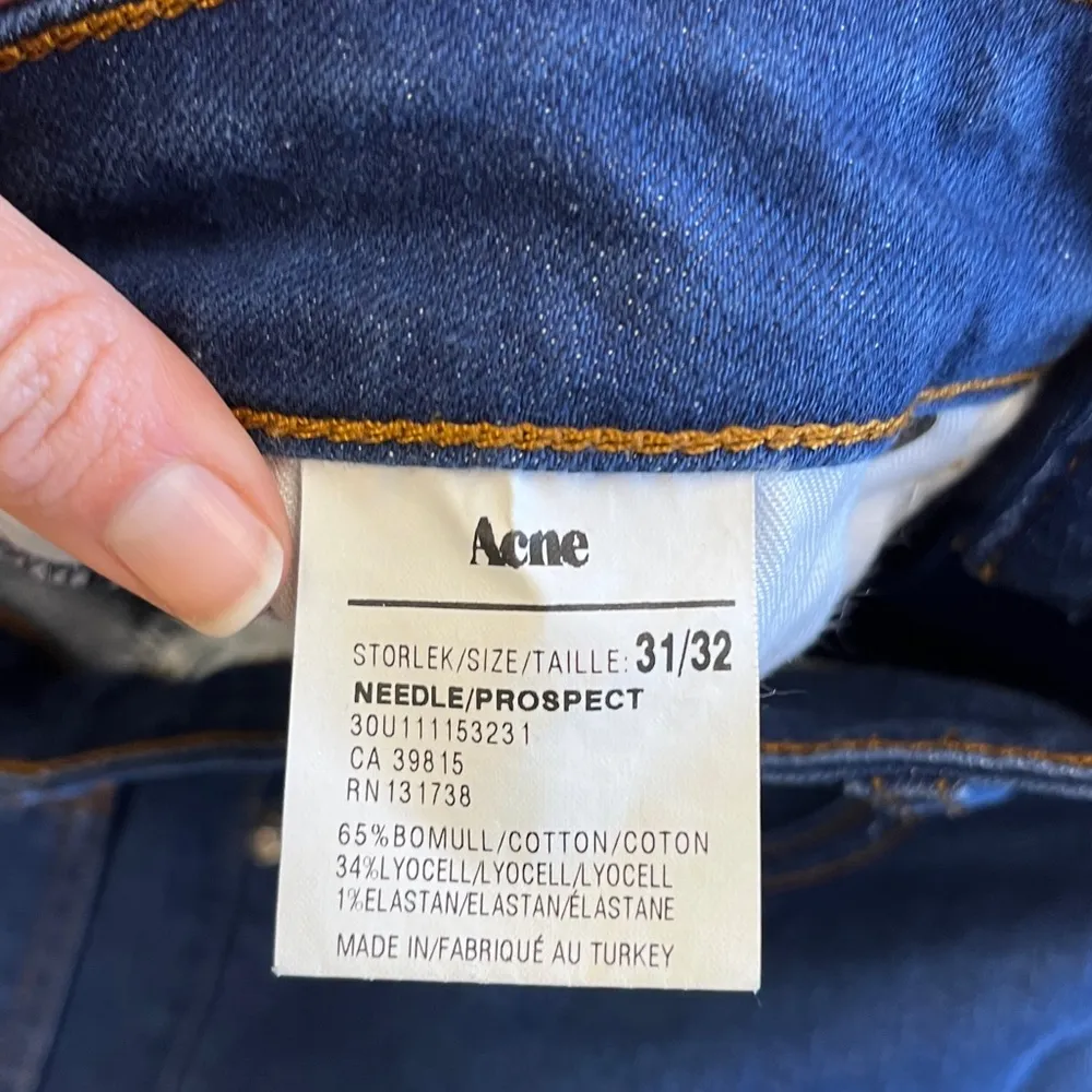 Acne Studios Needle Prospect Skinny Jeans Sz 31 - Image 7