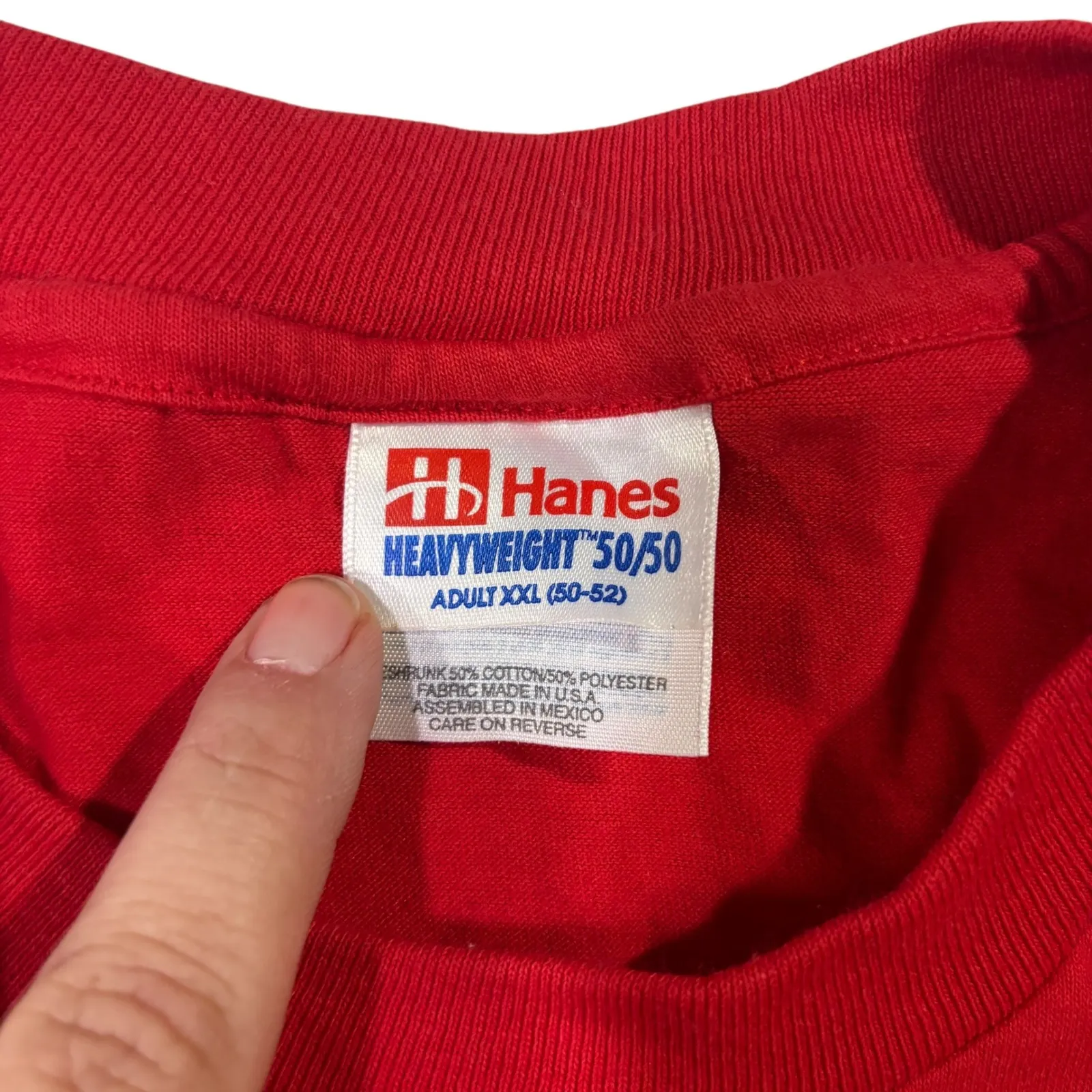 Hanes Graphic T-Shirt Vintage Style NBPWC Business Women's Clubs‎ Red XXL - Image 4