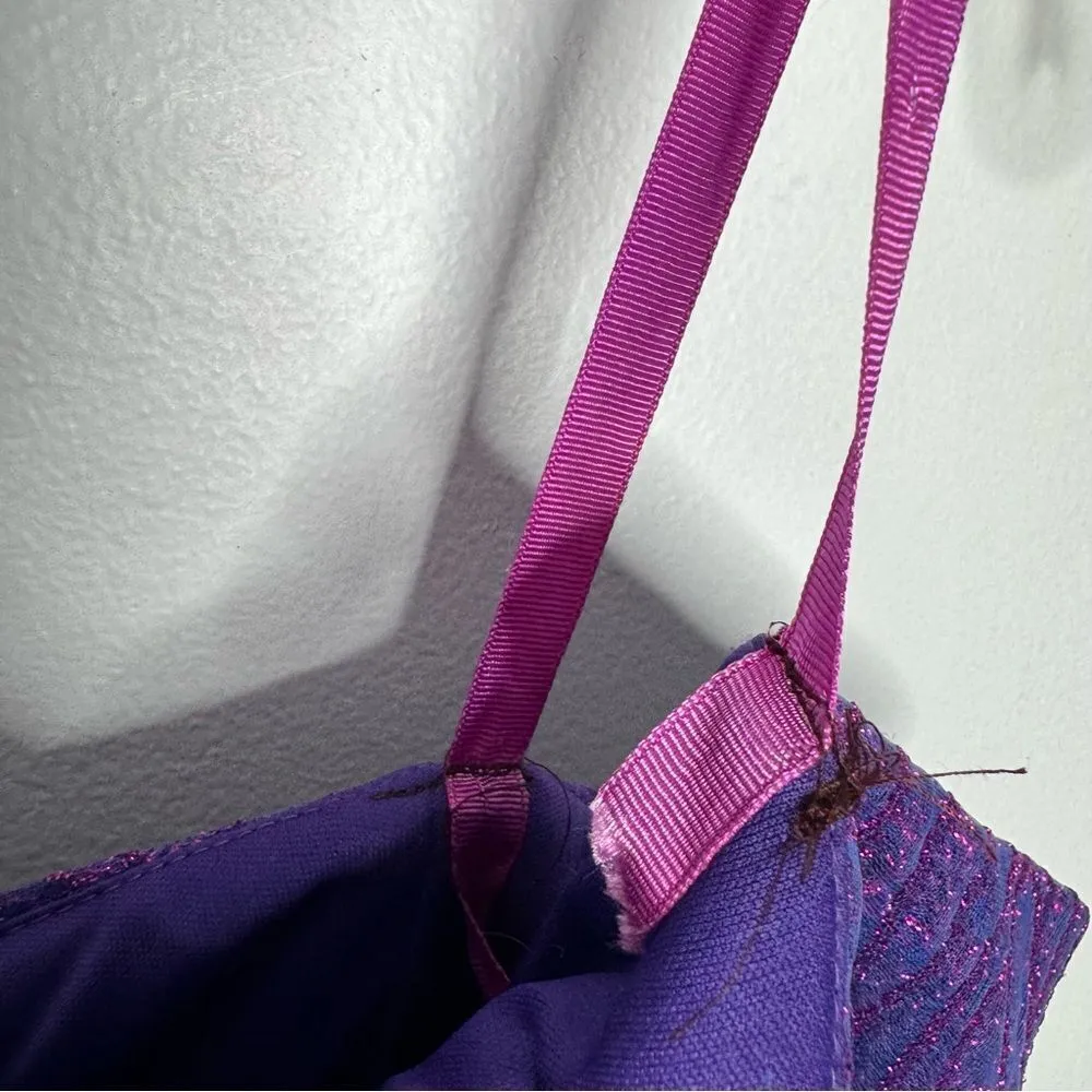 Jessica McClintock for Gunne Sax purple dress - Image 3