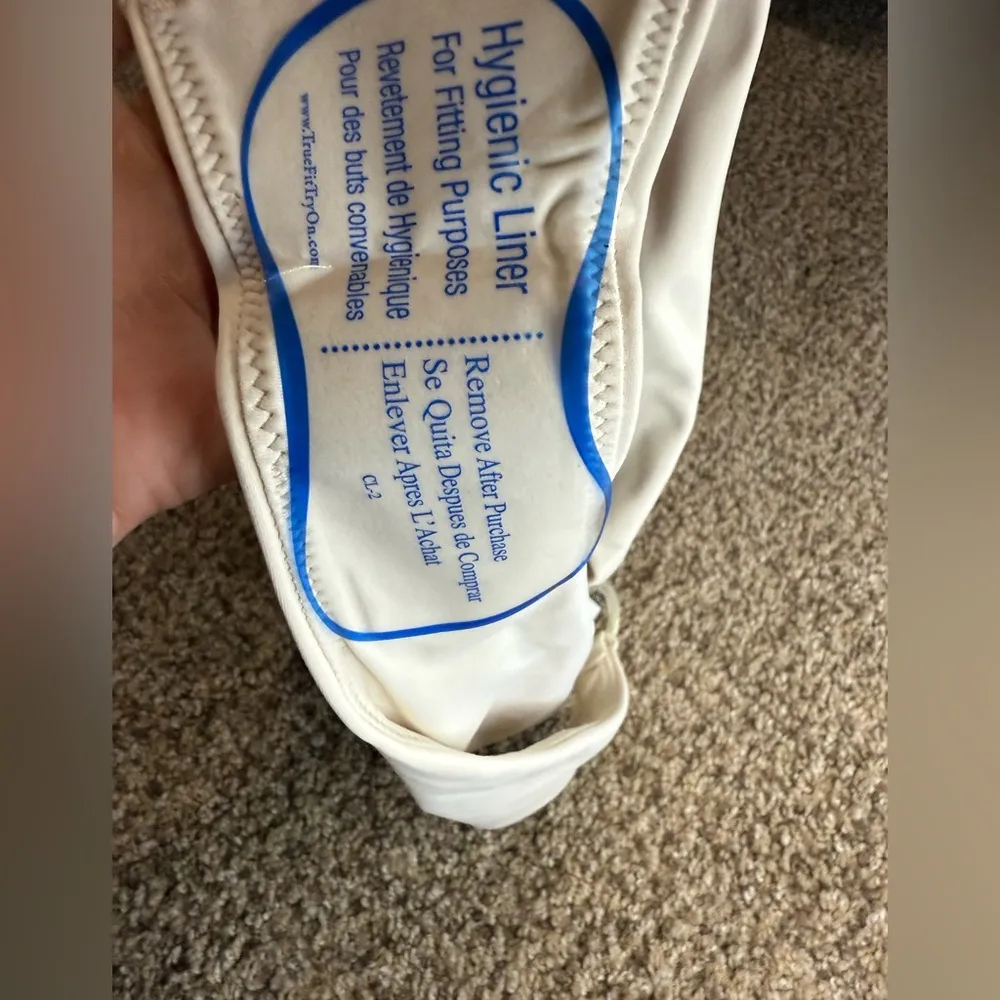 New NWT Jonathan Simkhai off white Bikini Bottom with Ring and braid Detail Size L - Image 5