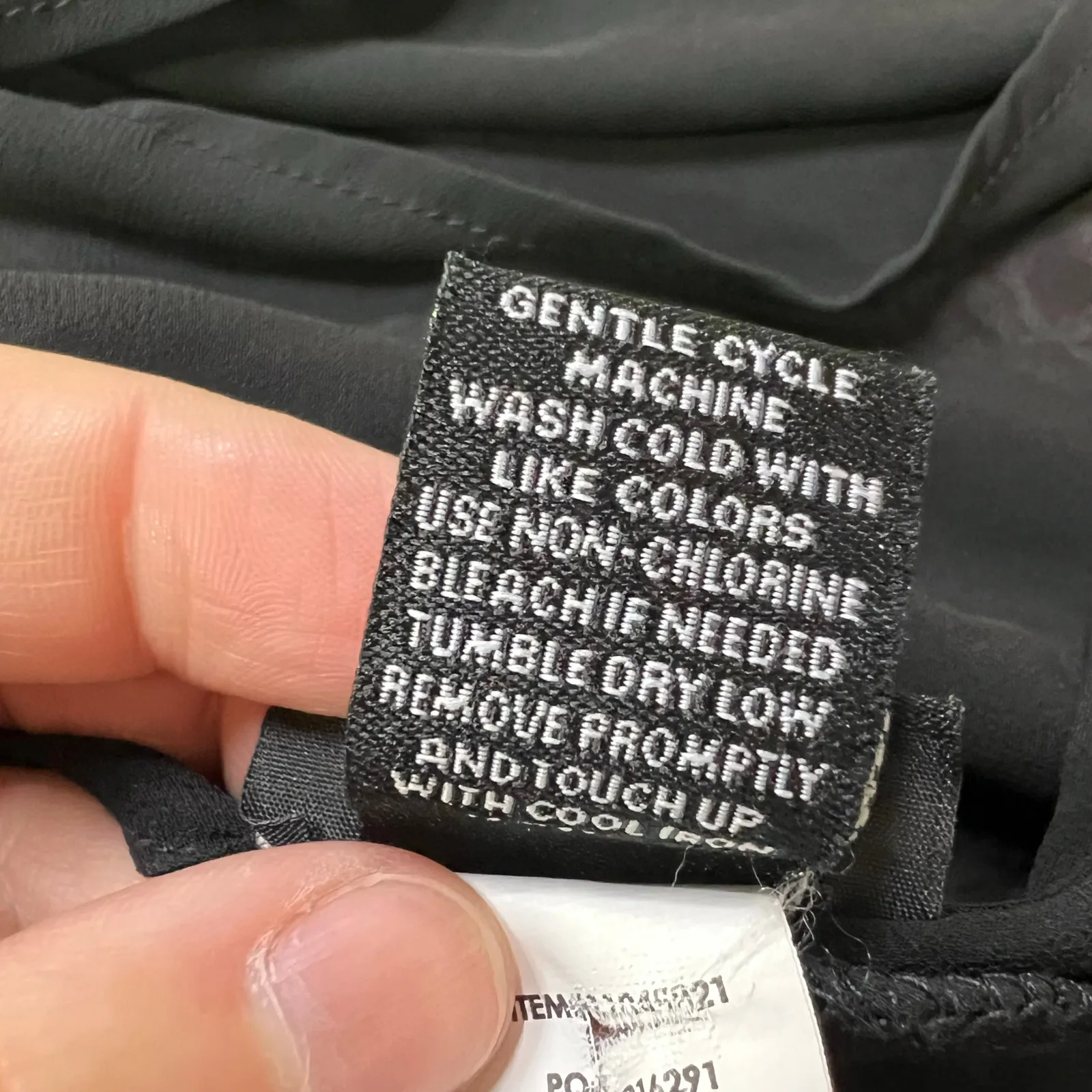 Torrid Womens Floral Print Chiffon Sharkbite Blouse Shirt Top Sheer Black Sz 2 - Image 10