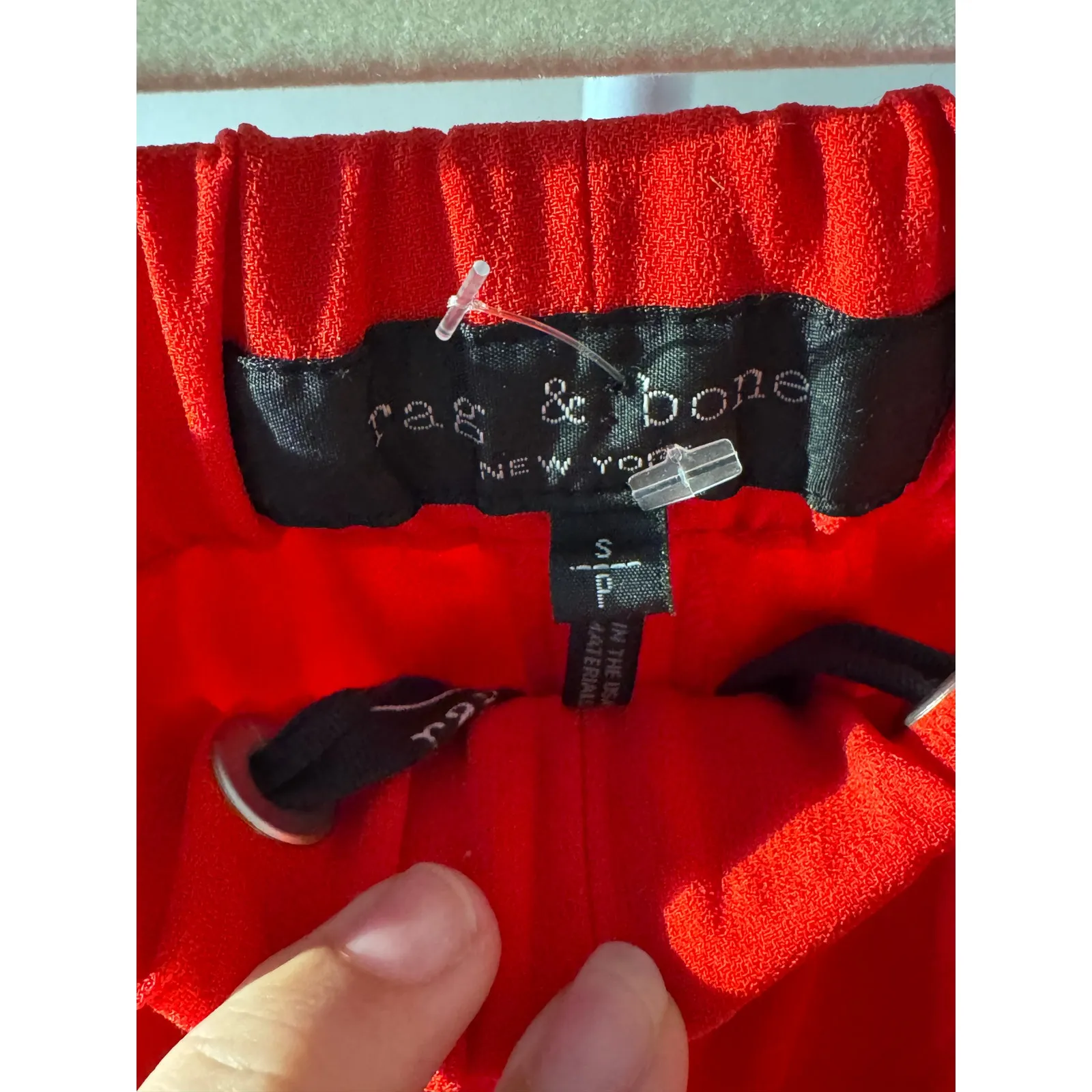 Rag & Bone Mini Red Stripe Track Pant Sportswear Athleisure - S Made in USA - Image 5