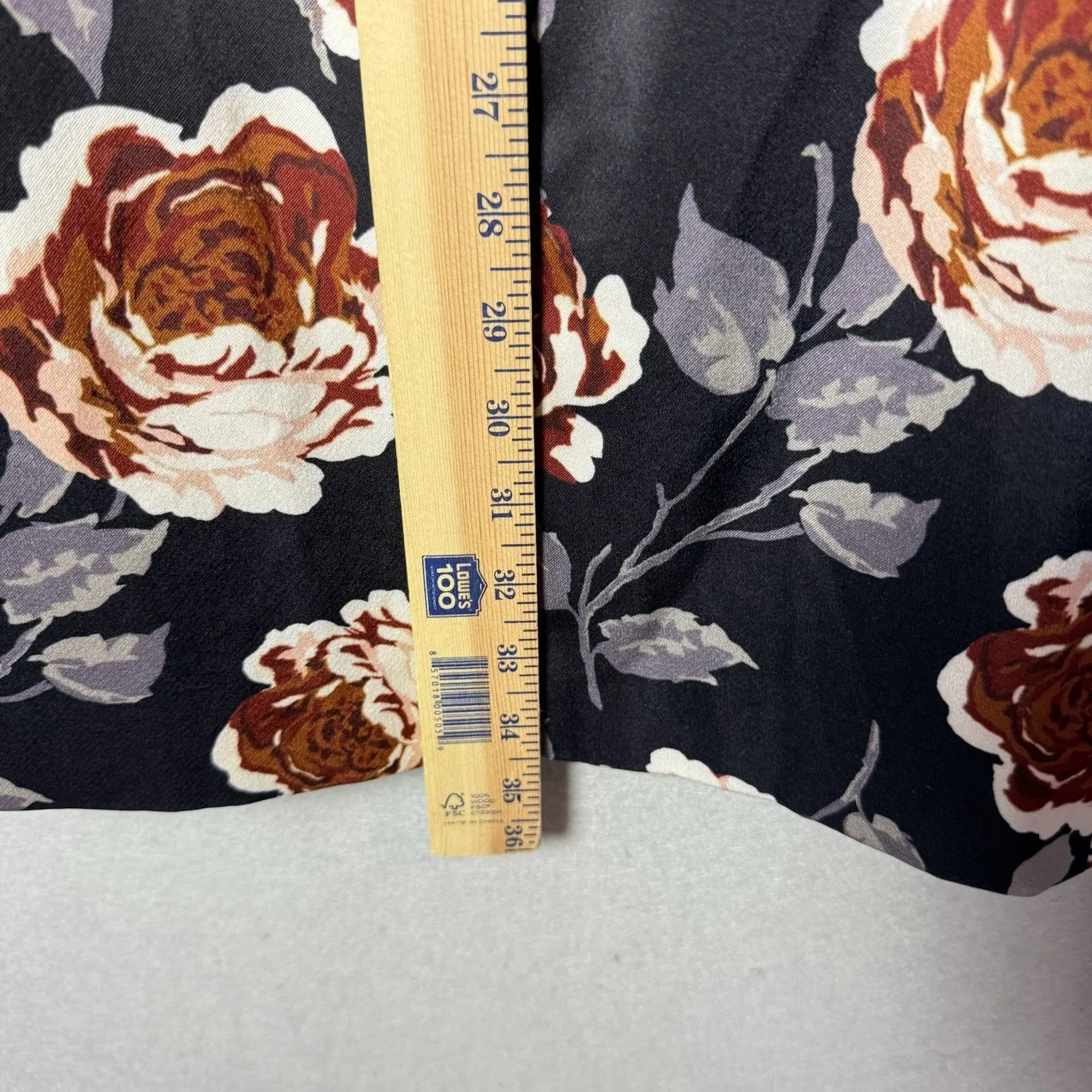 Theory Victoria Cap Sleeve Floral Print Belted Mini Dress Mock Neck Size 6 - Image 8