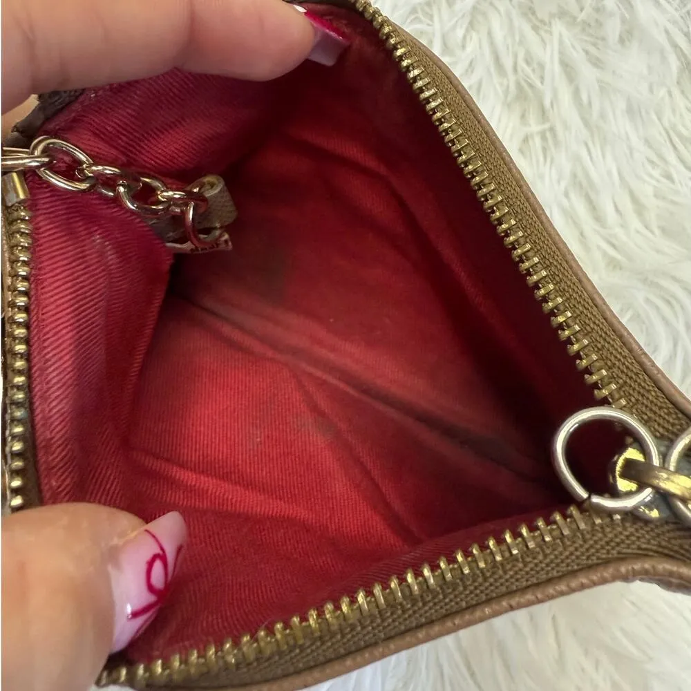 DOONEY & BOURKE Pouch Coin Purse with Key Chain - Image 5