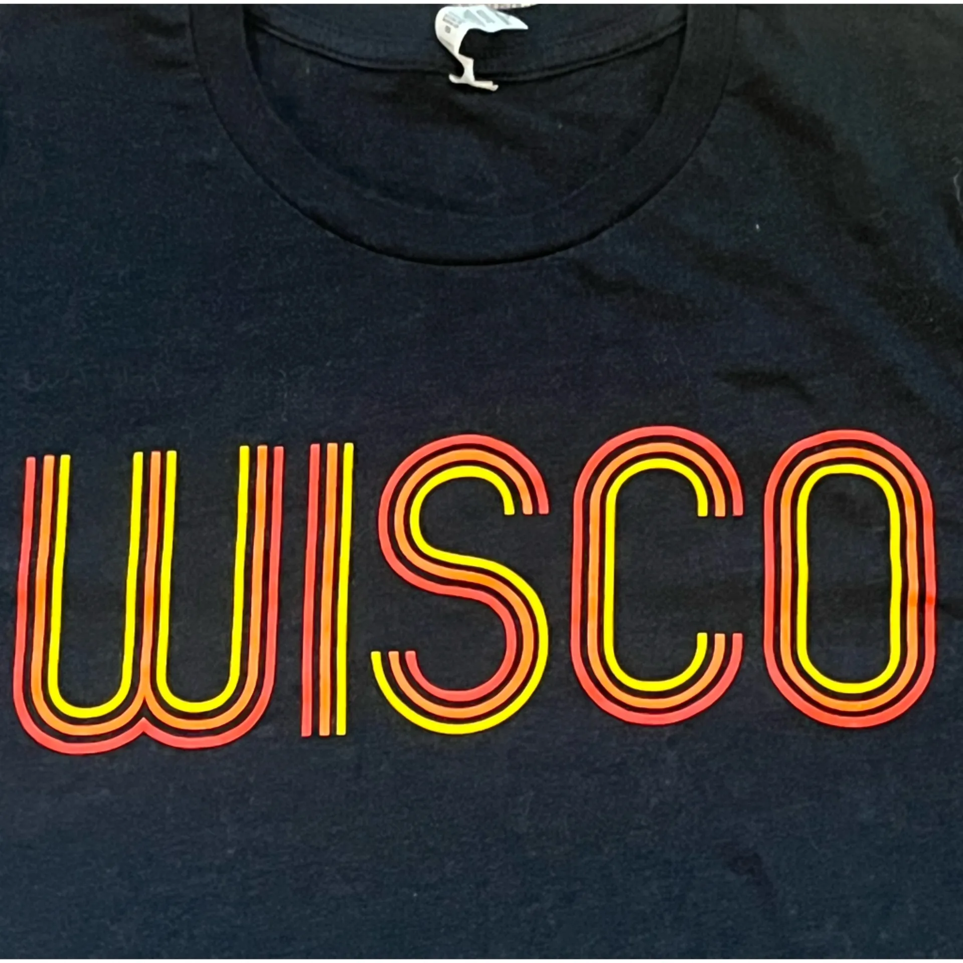 Wisconsin Wisco Black Graphic T - Image 3