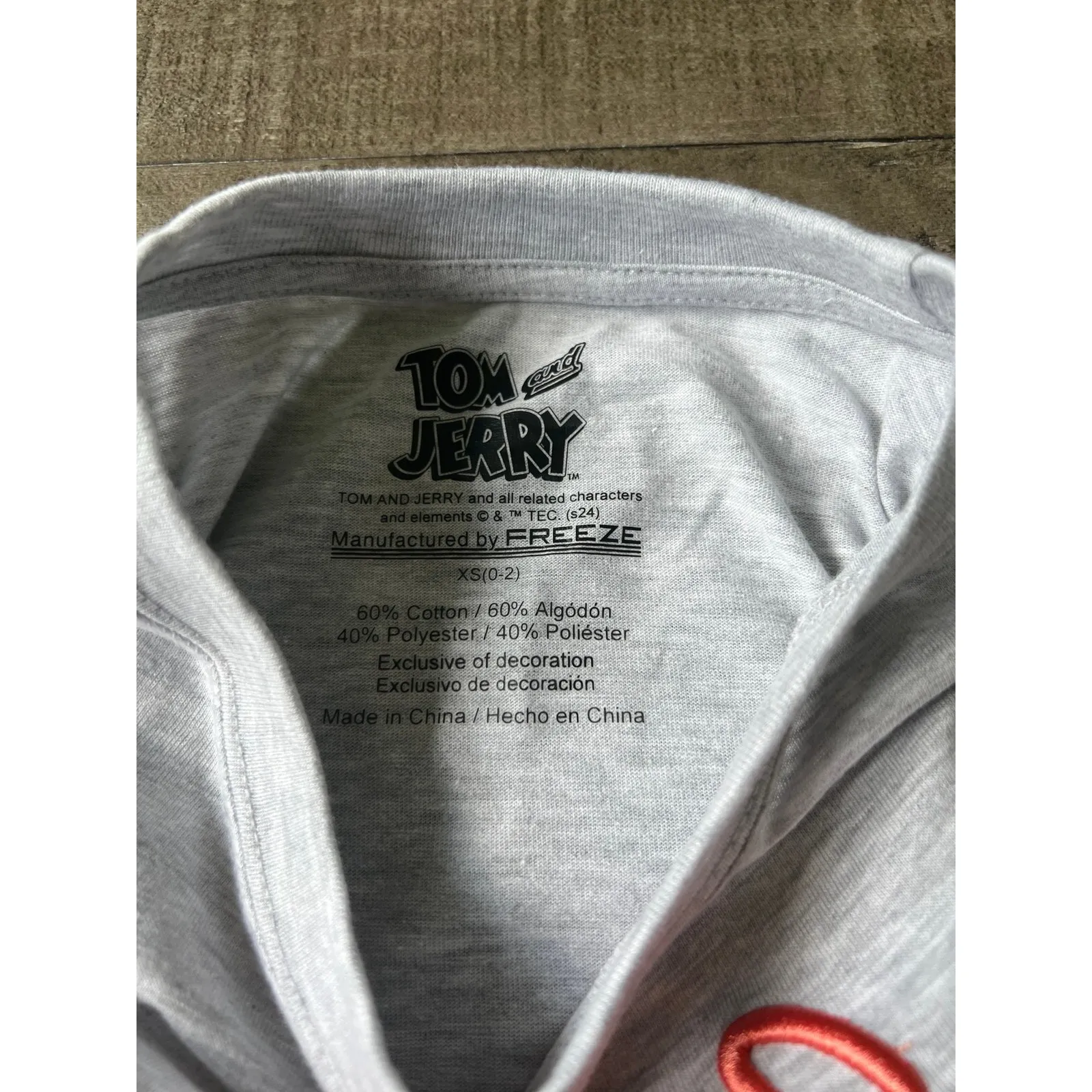 Tom and Jerry Women's Embroidered Graphic‎ Print T - Image 6