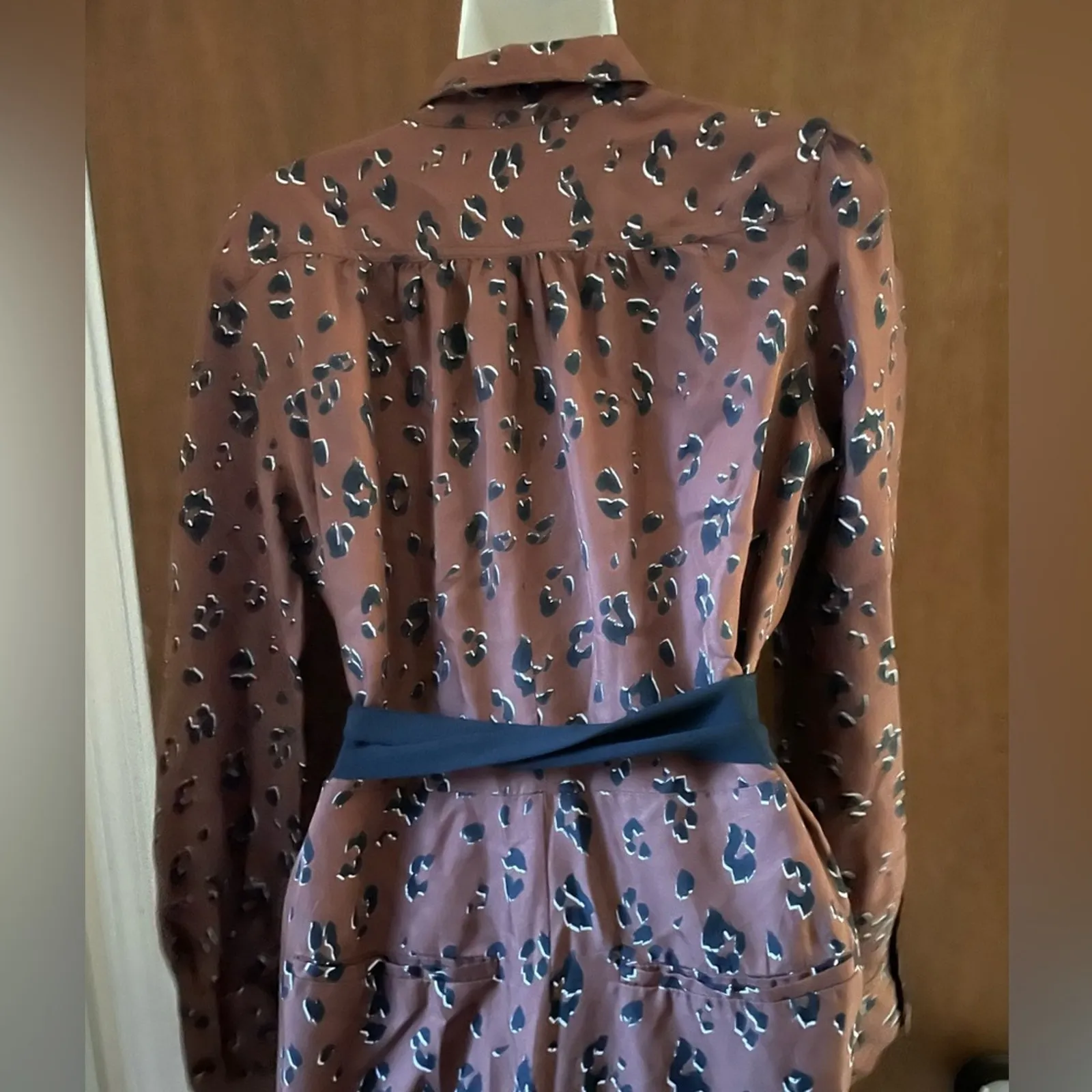 Blogger fav NICHOLAS animal print jumpsuit Brown Size 6 - Image 4