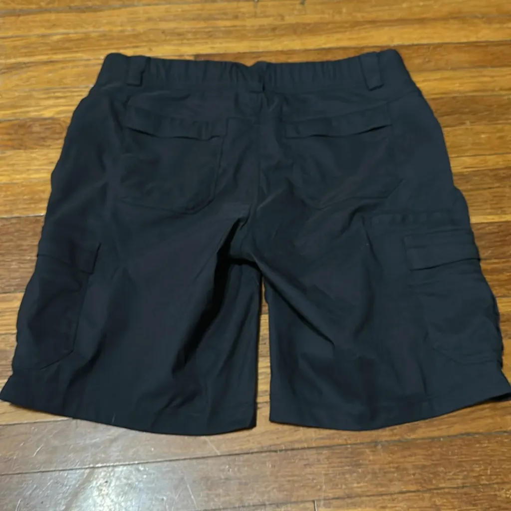 Duluth Trading Women’s Dry On the Fly 10” Shorts, Black, Cargo Pockets, Sz 12 Black - Image 4
