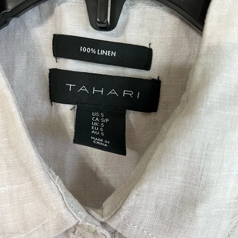 Tahari small linen dress - Image 3