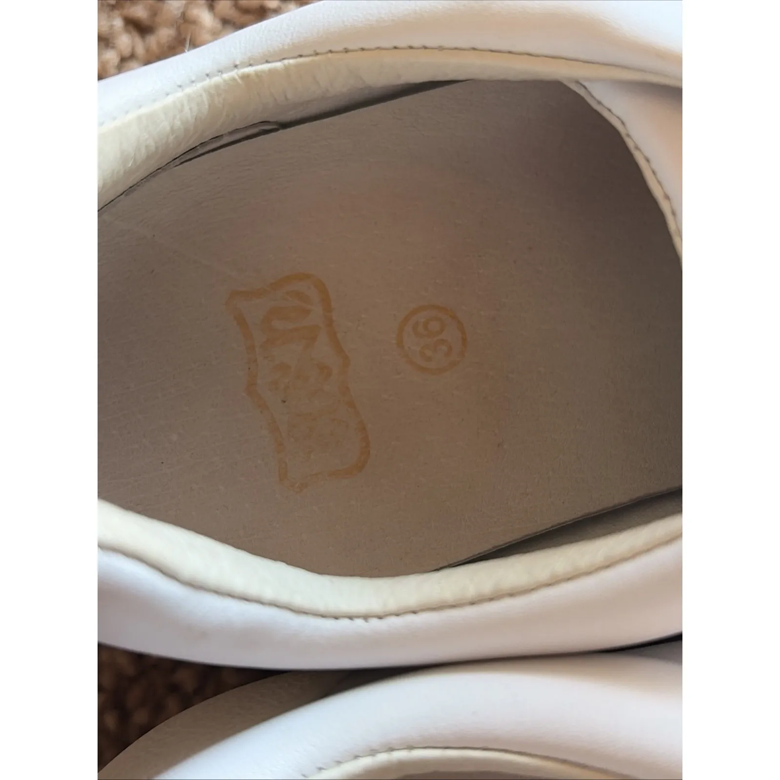 Ash Nikita White Leather Red Sequin Heart Lace Up Sneakers Shoes Love 36 US 6 - Image 16