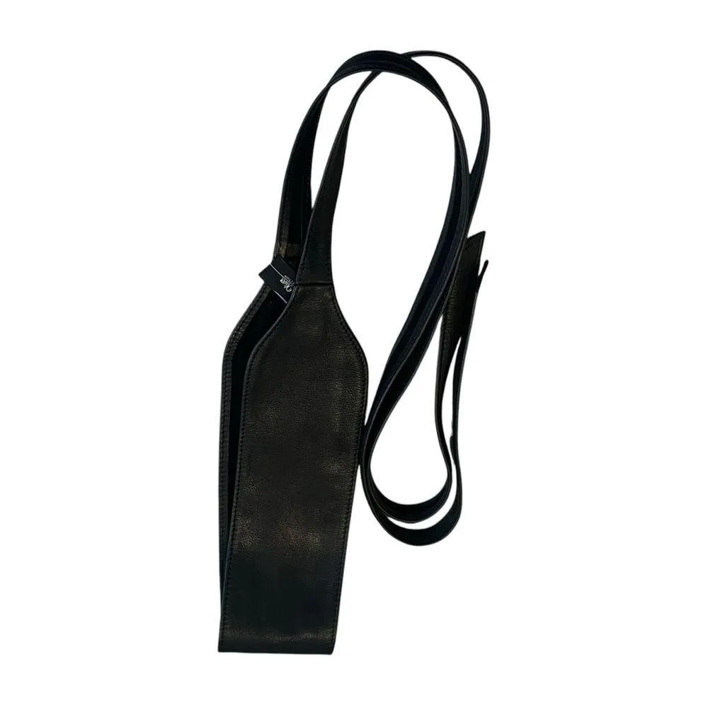 S. Oliver Leather Tie Around Belt Black - Image 10