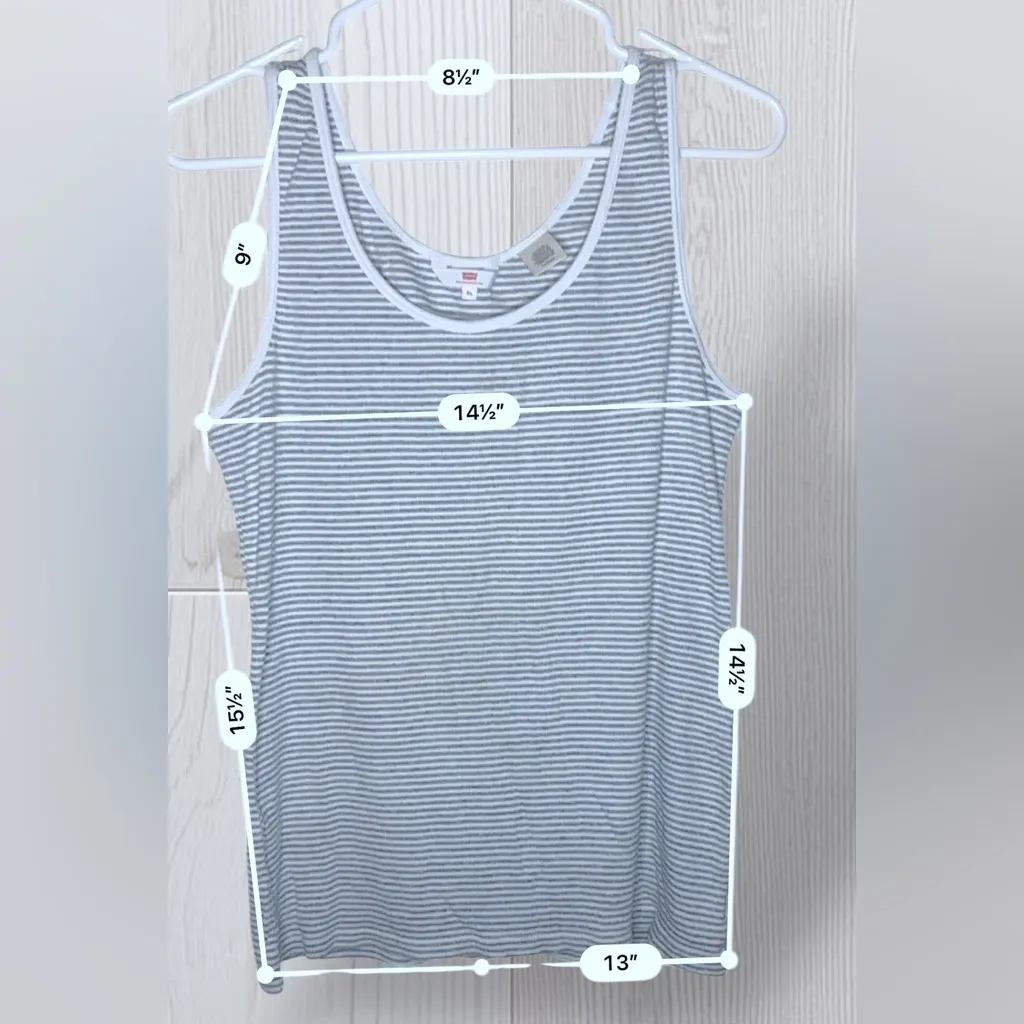 LEVI Women’s Striped Casual Tank Top - Image 5