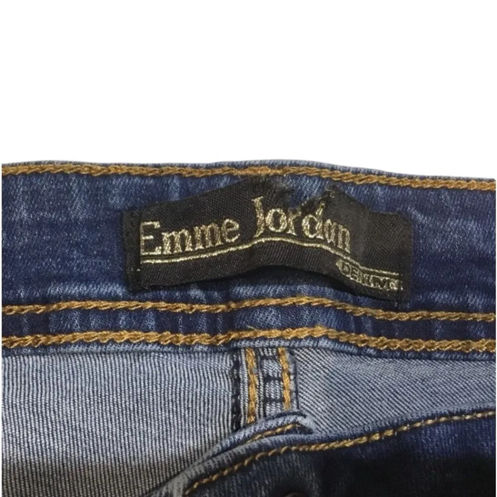 Emme Jordan Distressed Jeans Blue Size undefined - Image 3