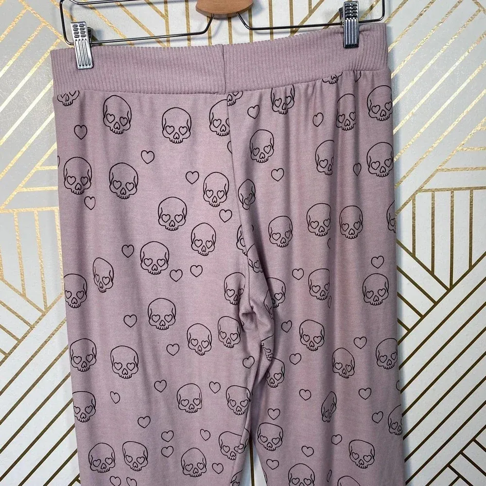 Chaser Little‎ Skulls Cozy Knit Slouchy Jogger Pant - Image 7