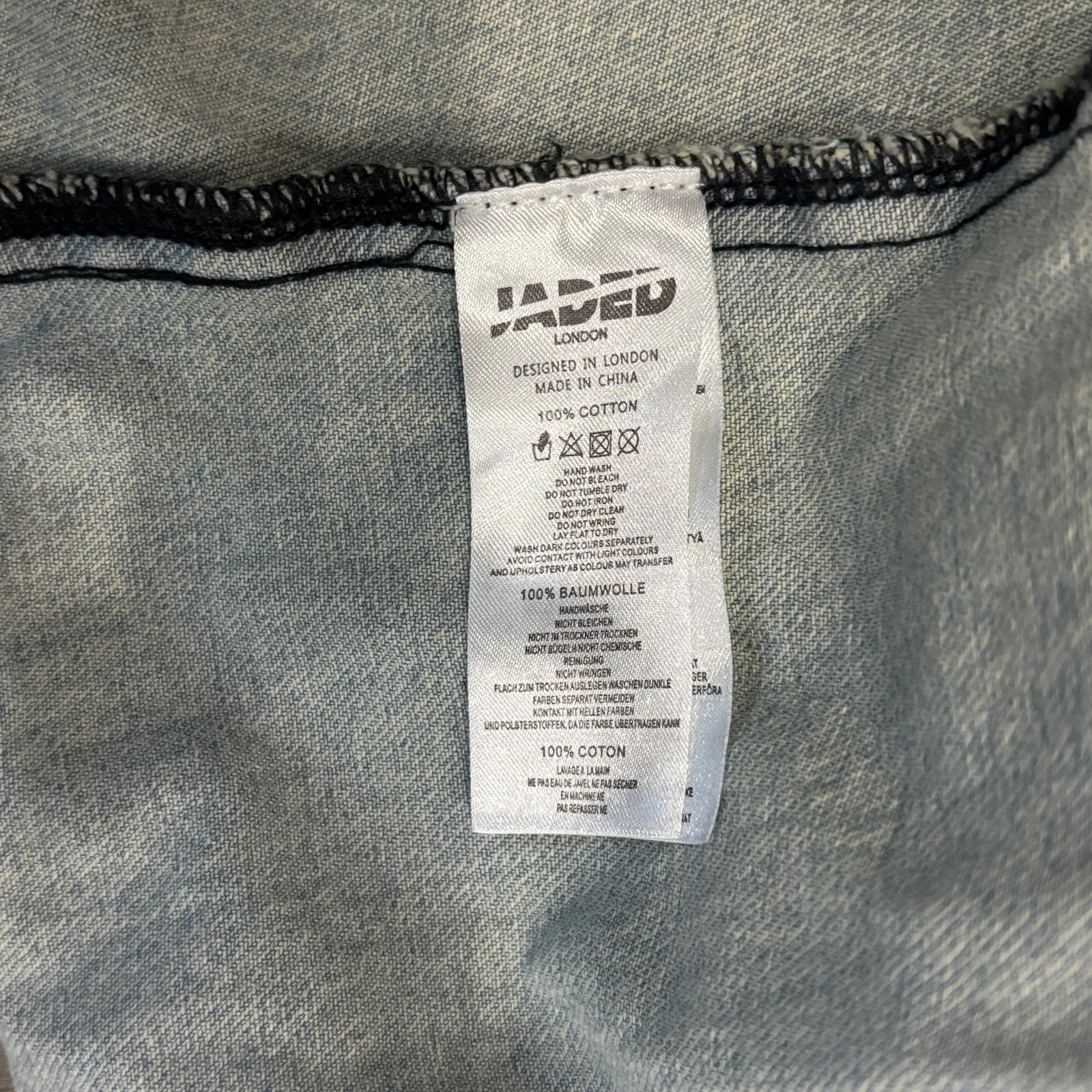 Jaded London Ludlow Denim micro Mini Skirt 12 - Image 6