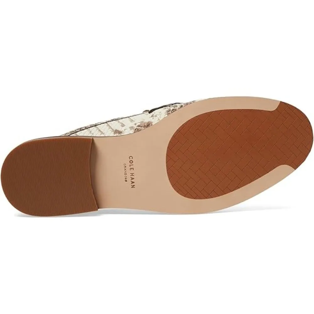 NEW COLE HAAN Lux Pinch Penny Snakeskin Embossed Leather Mules W29914 Size 6.5 - Image 5