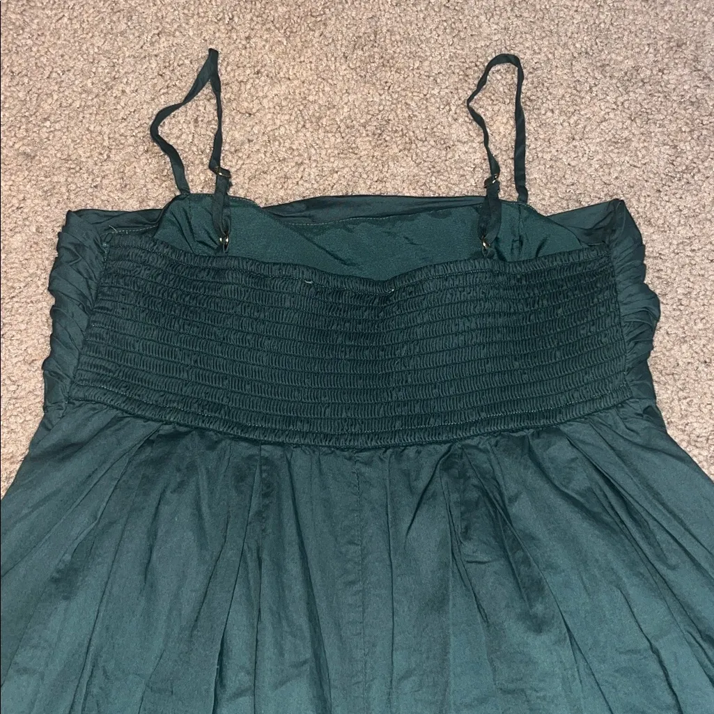 Anthropologie Hutch The Mabel Square-Neck Wide-Leg Jumpsuit Forest‎ Green Small - Image 7