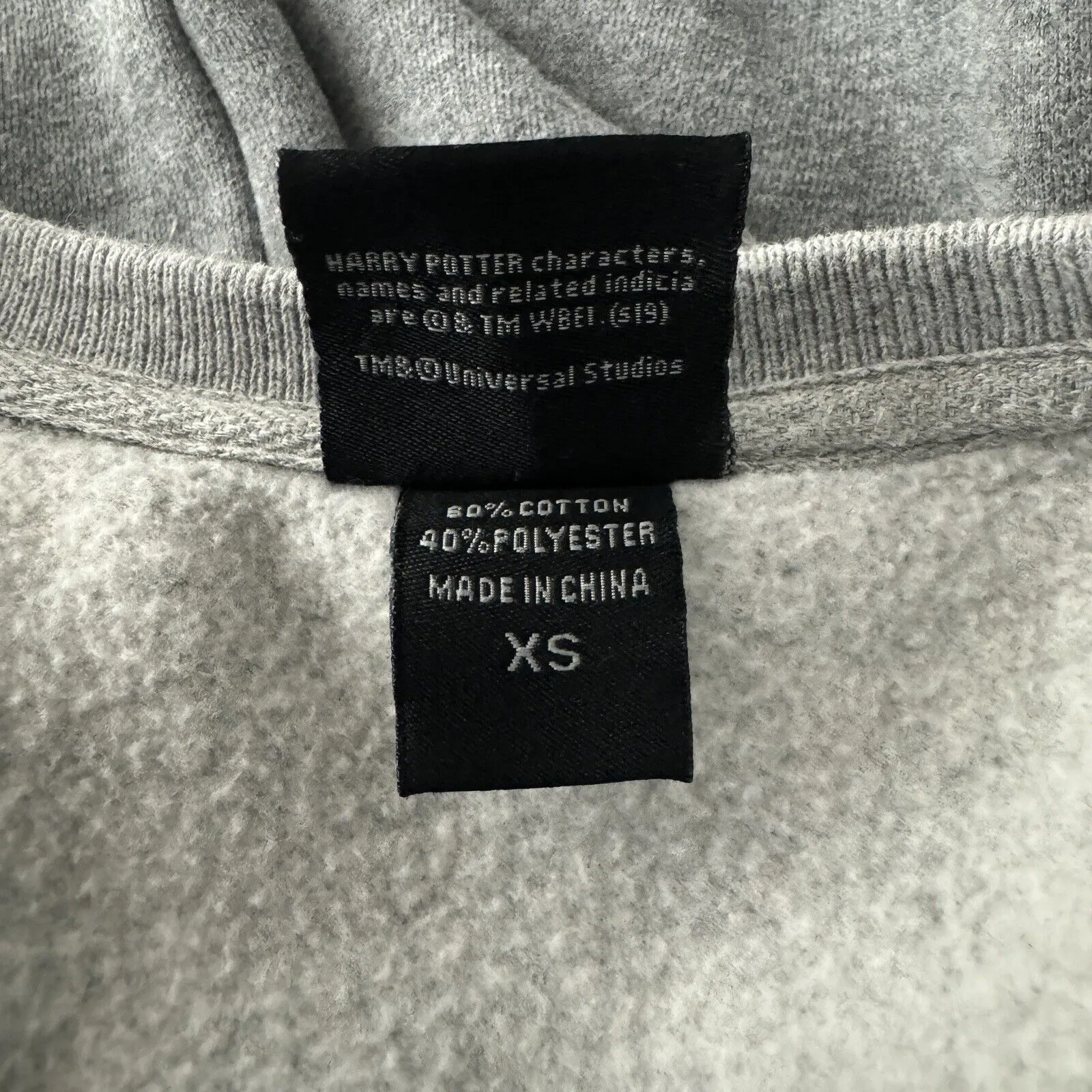 Harry Potter Shirt Womens XS Gray Ravenclaw Sweatshirt Wizarding World Universal - Image 5