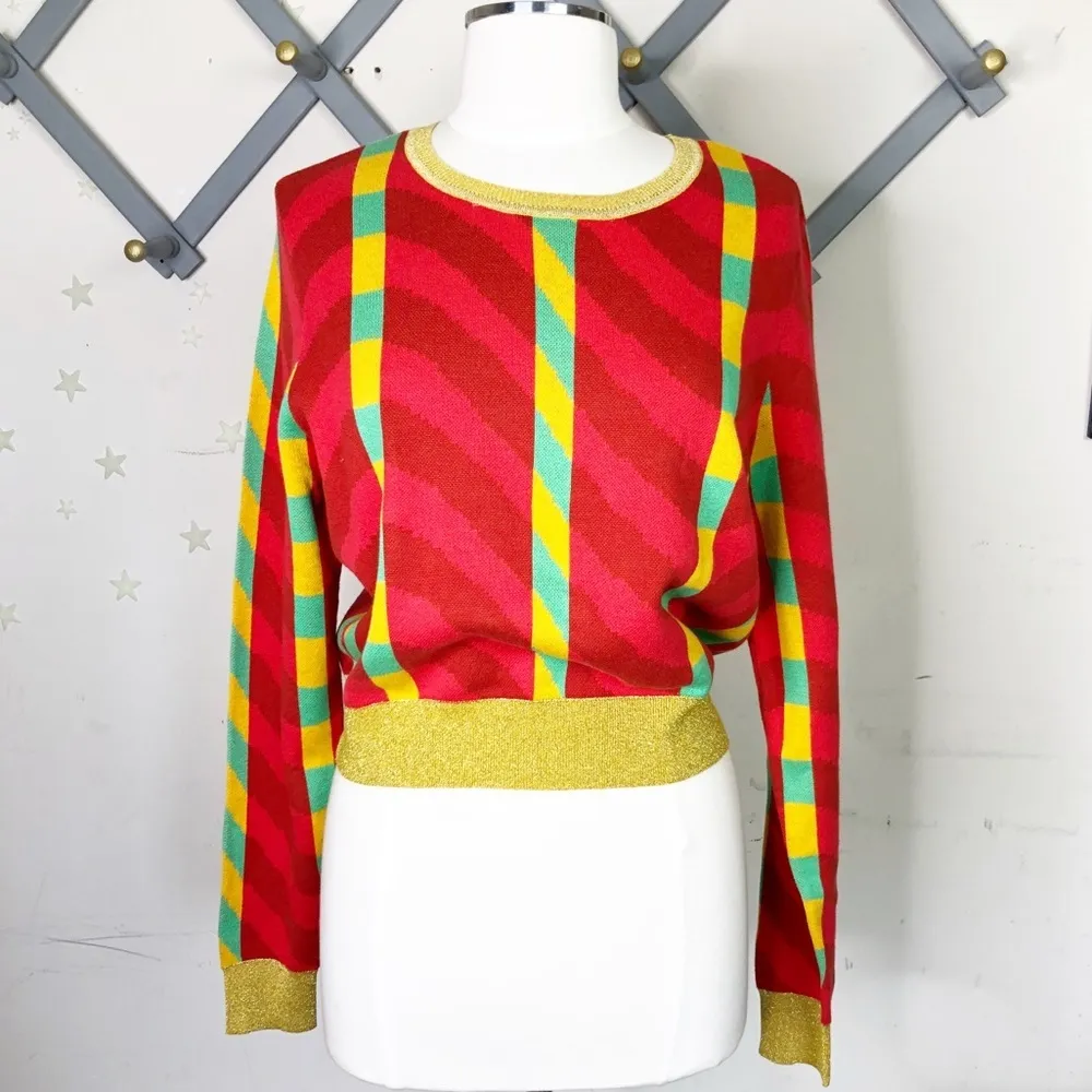 REPLICA Los Angeles abstract design sweater Size M - Image 6