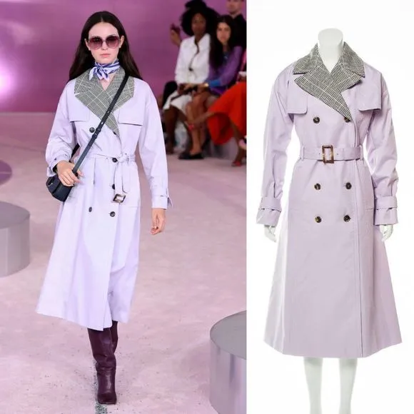 Kate Spade New York Menswear Lapel Trench Coat Jacket Medium - Image 10