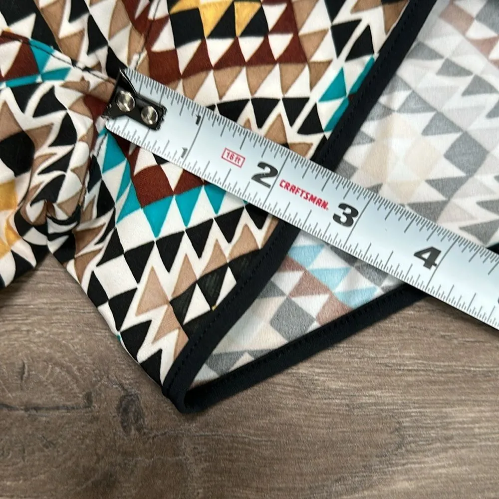 Hurley X Black Girls Surf Swim Board Shorts Geometric Print‎ Size Small - Image 9