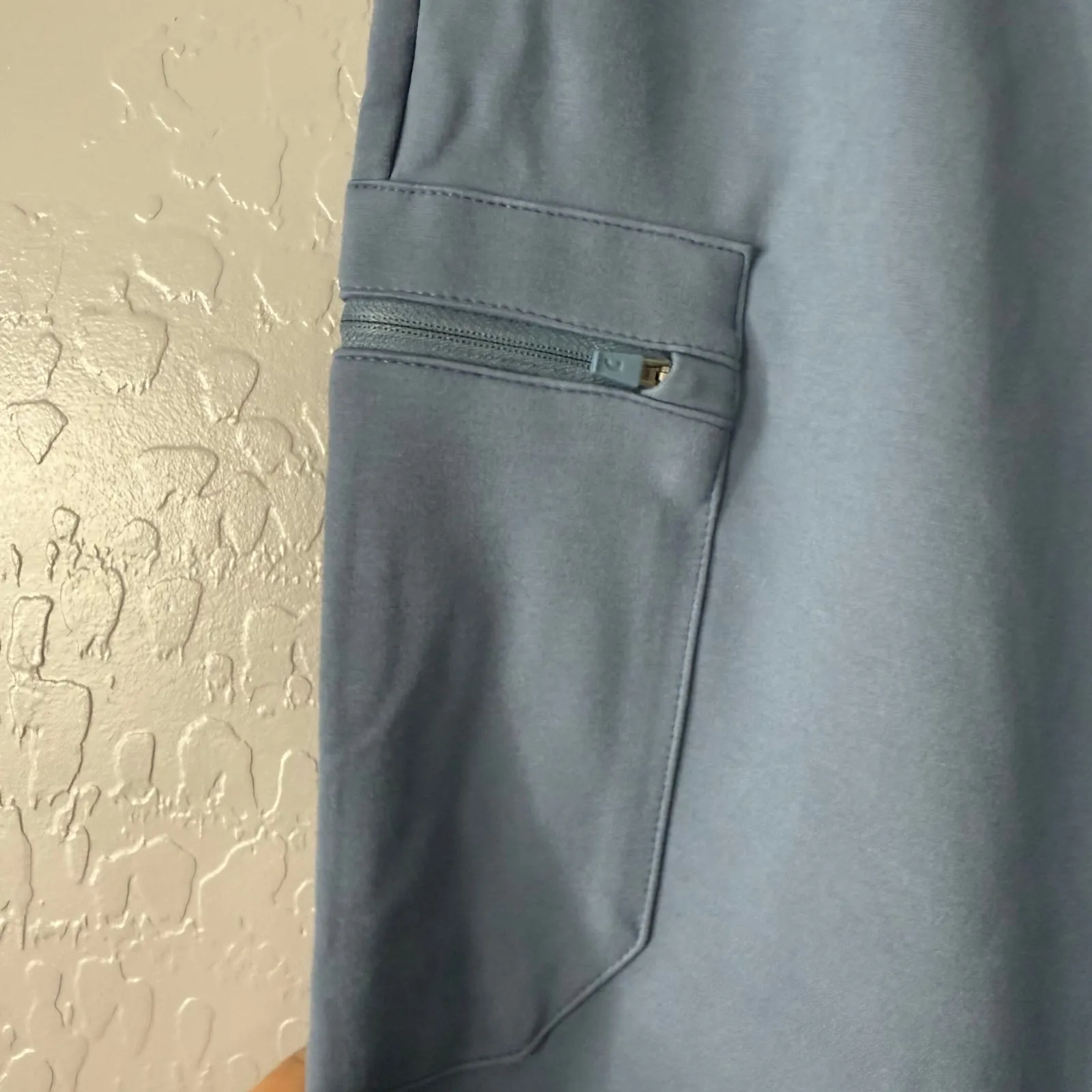 NWT Jaanuu Rubi Slim ULTRAsoft Scrub Jogger, Blue, M Petite - Image 4