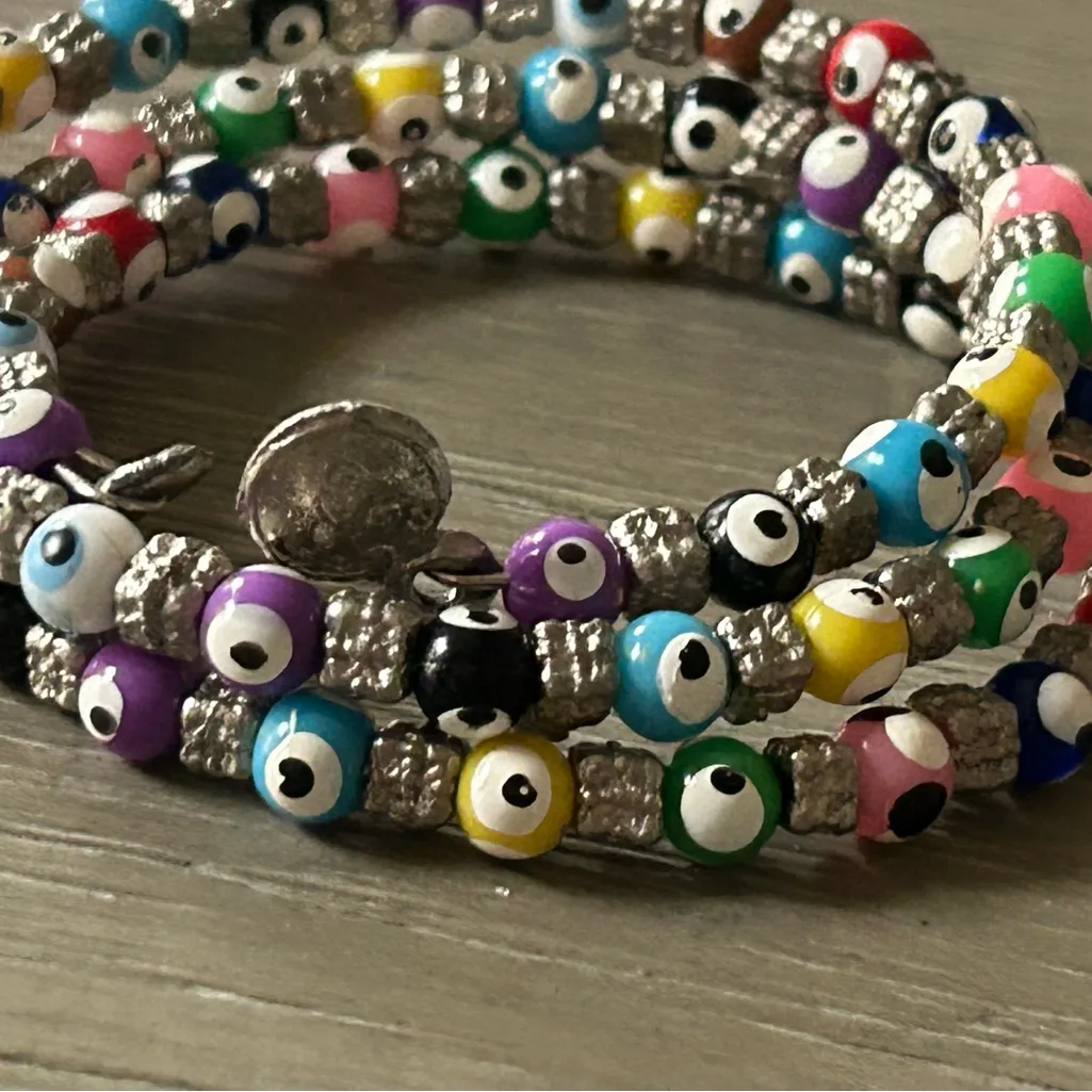Evil eye bracelet Blue - Image 4