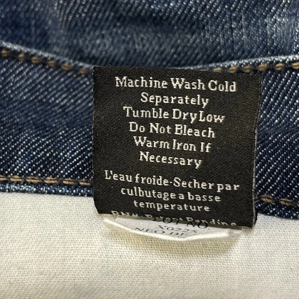 James Jeans NEO BEAU Jeans Split Knee Medium Wash Size 28 - Image 9