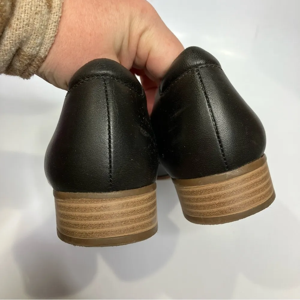 Collection by Clarks black leather flats size‎ 9 - Image 5