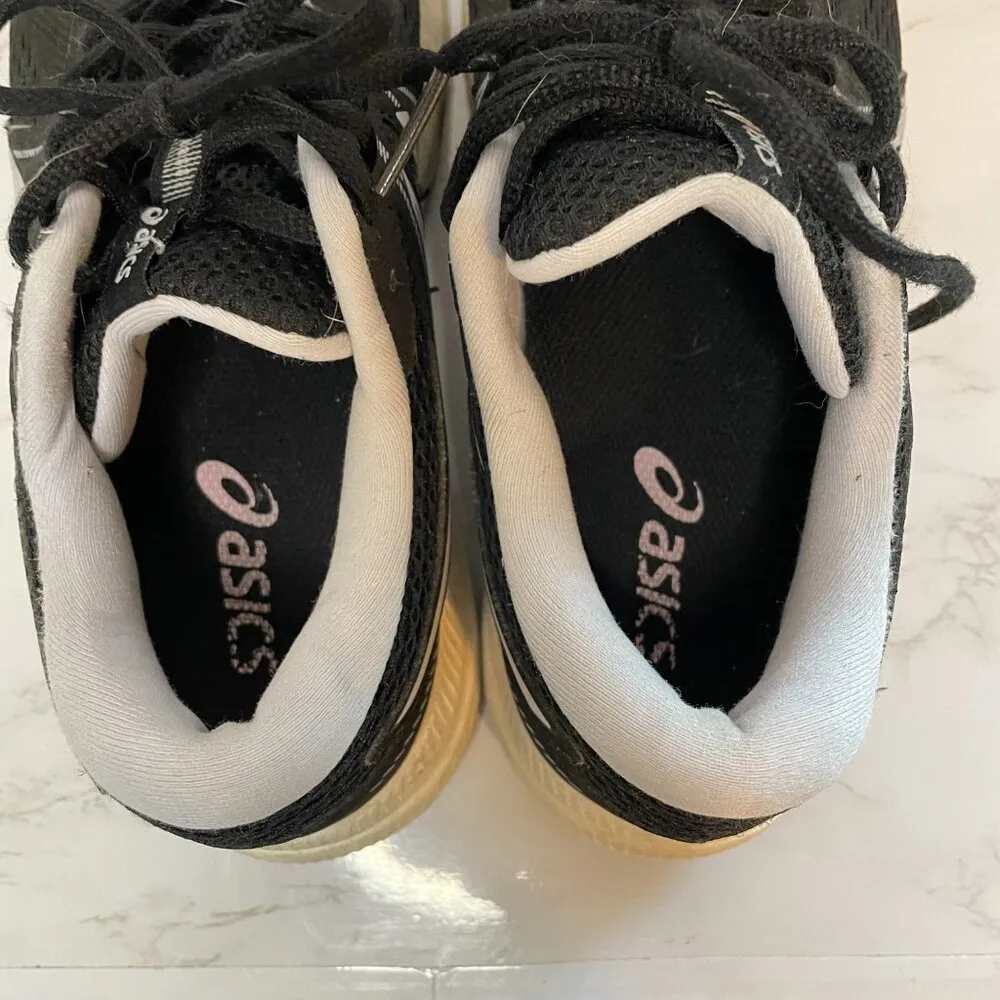 Asics Shoes Womens 7 Wide Gel Contend Running Sneakers 1012A910 Black - Image 5