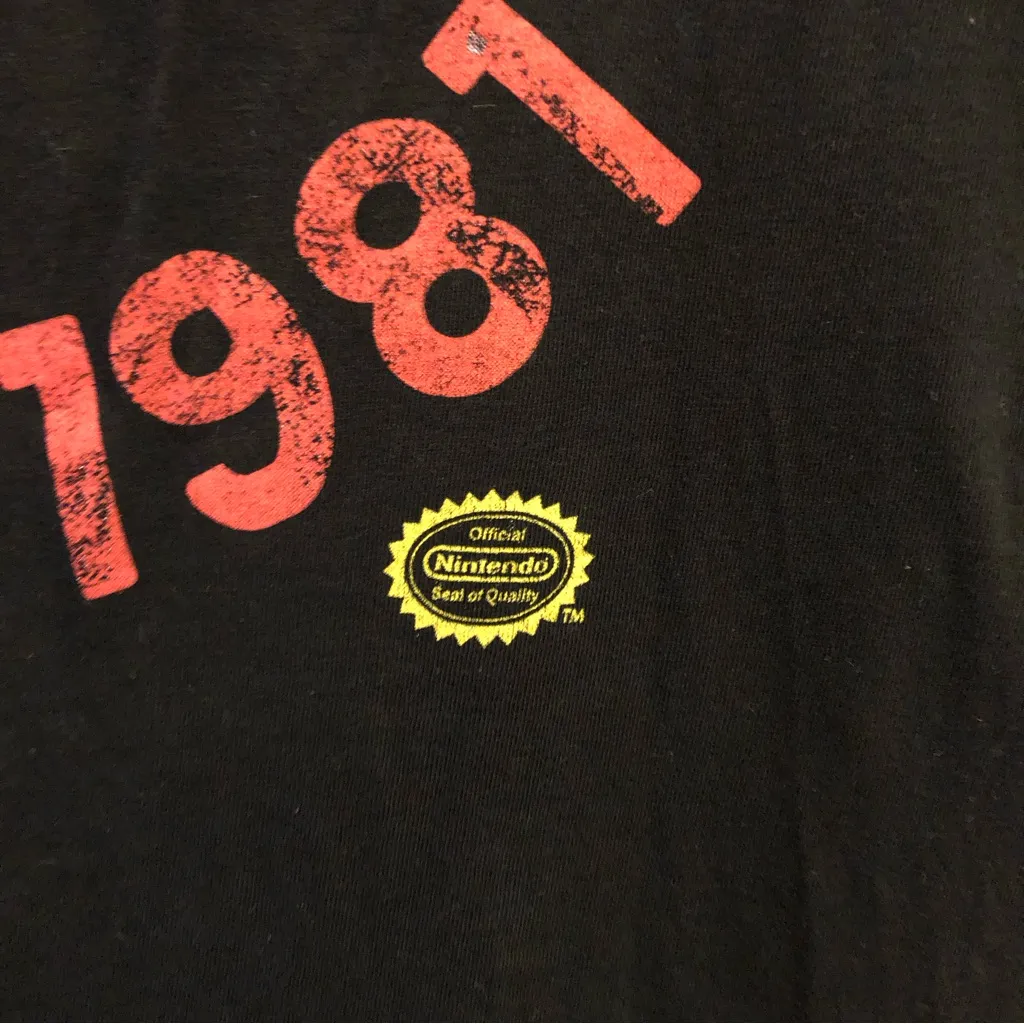 Rock Me Nintendo Super Mario Brothers Shirt Black Small‎ - Image 5