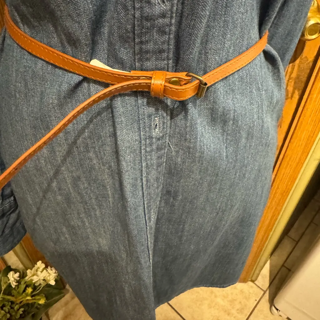 Merona Denim Button Up Shirt Dress - Image 6