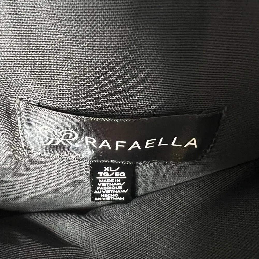 Rafaella Women's Black Stretch Pull On Elastic Waist Ankle Pant Women’s Size XL - Image 4