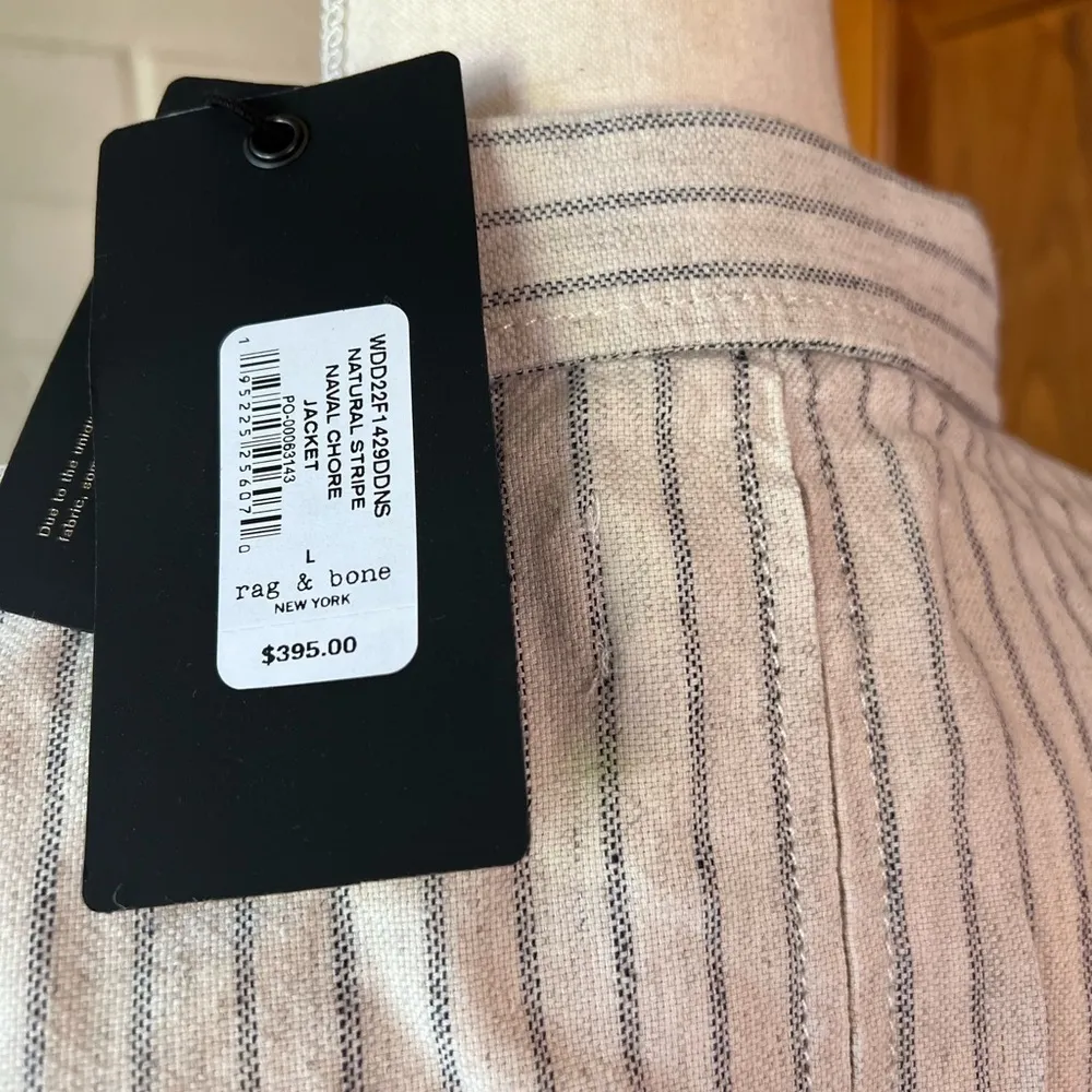 Rag and Bone striped naval chore jacket inL/L - Image 12