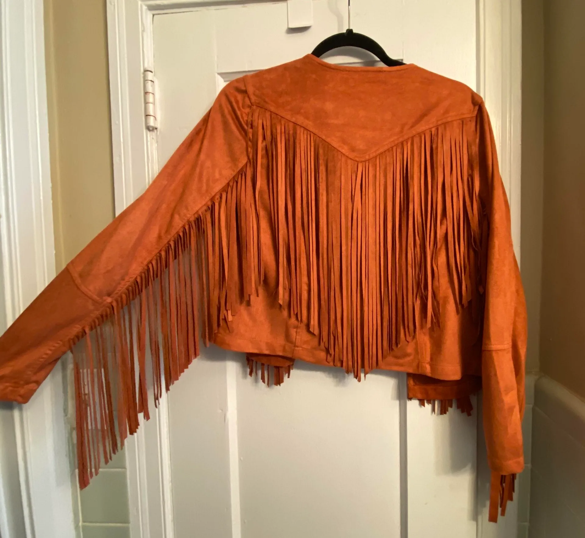 By Together Orange Fringe Jacket - Image 4