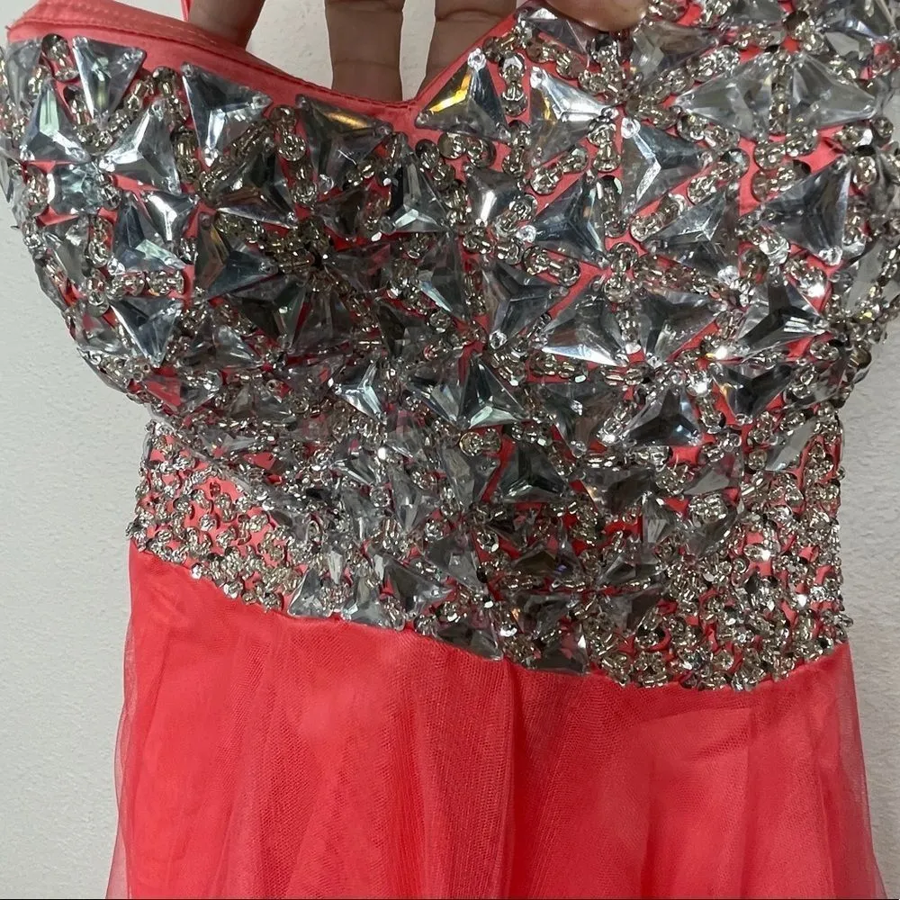 JJ’s House Beaded Strapless Prom Dress‎ - Image 9