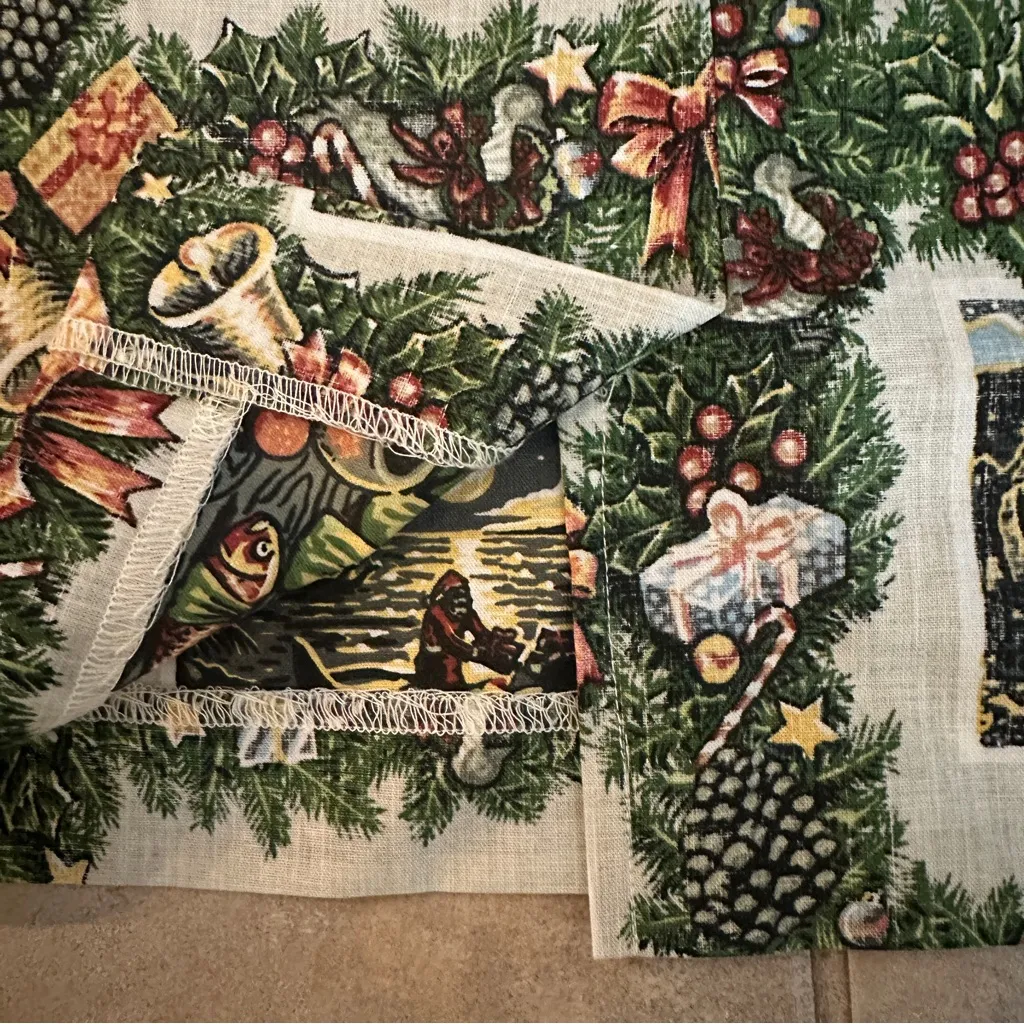 Reyn Spooner Skirt 2015 Mele Kalikimaka Hawaiian Christmas Eddy Y Print Size XS Green - Image 7