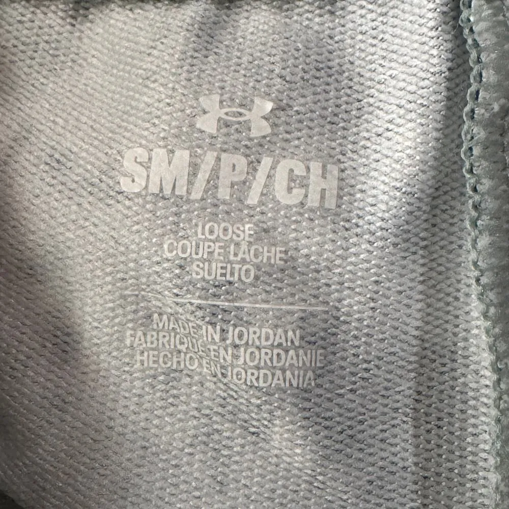 Under Armour Small Rival Terry Print Ankle Joggers Pockets Drawstring Cuff Women - Image 7