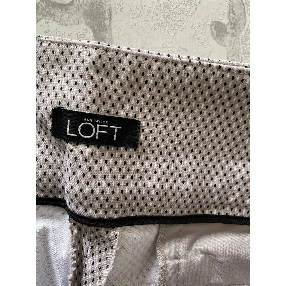 Ann Taylor LOFT Marisa Straight Capri Pants Cotton Spandex Blend Comfort Sz 8 - Image 3