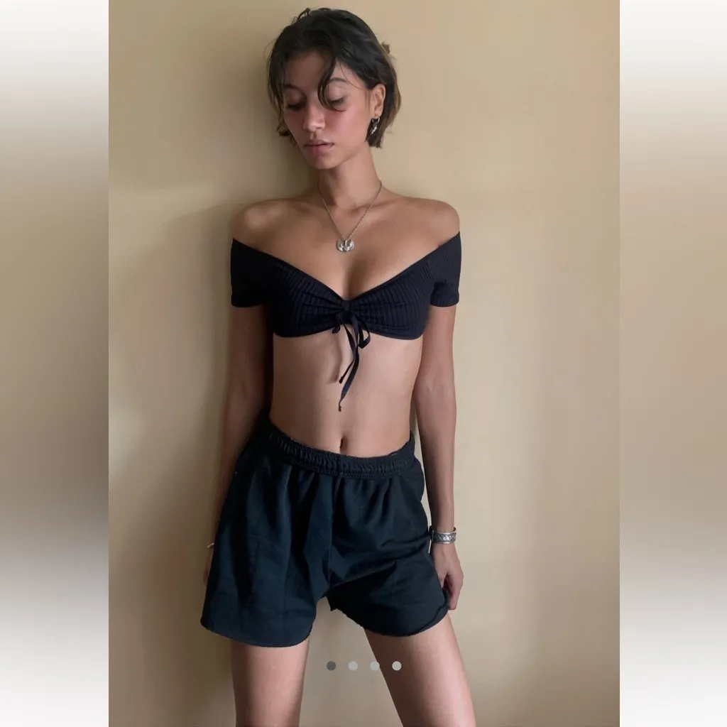 Urban Renewal Remade fleece cutoff sweatshort - Image 2