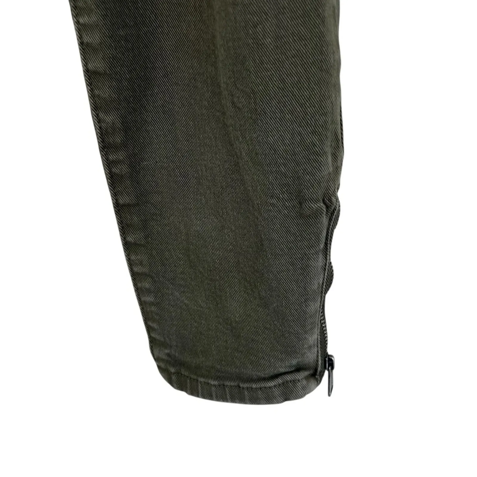 Lucky Brand Ava Mid Rise Super Skinny Jeans Size 0 Ankle Zipper Clean Girl Fall - Image 3