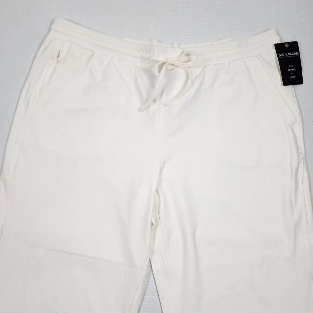 Zac and Rachel Crop Pants in Cream Color Ankle Wide Leg Size XXL NWT - Image 13