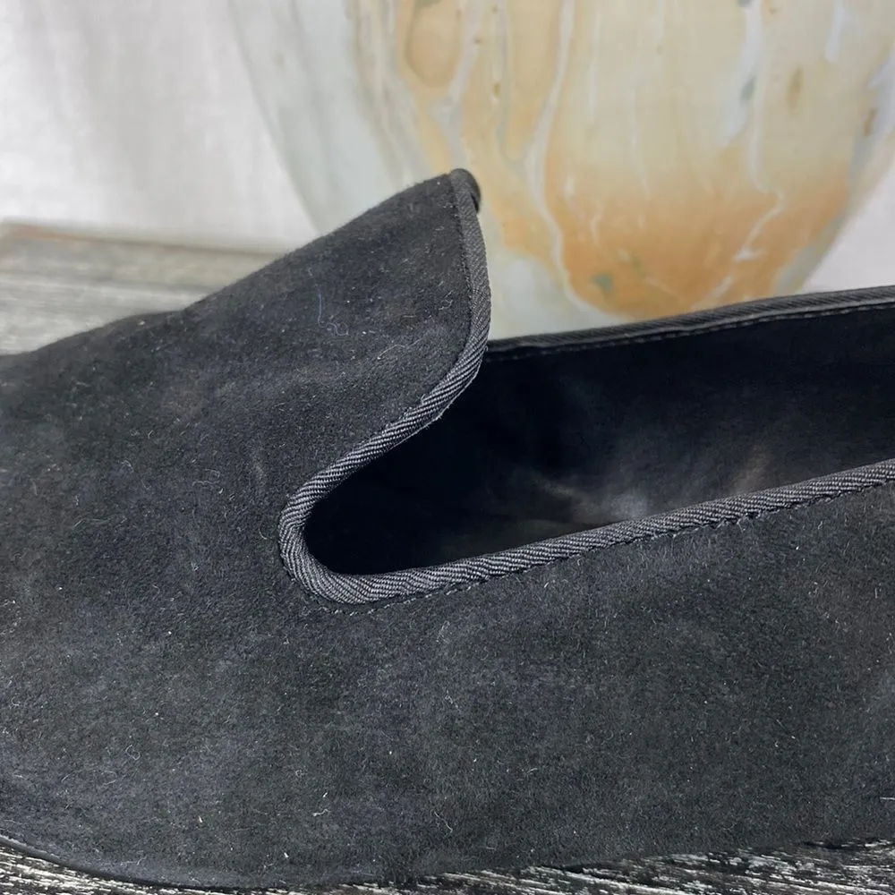 Steve Madden Black Smile Suede Loafers 8.5 - Image 5