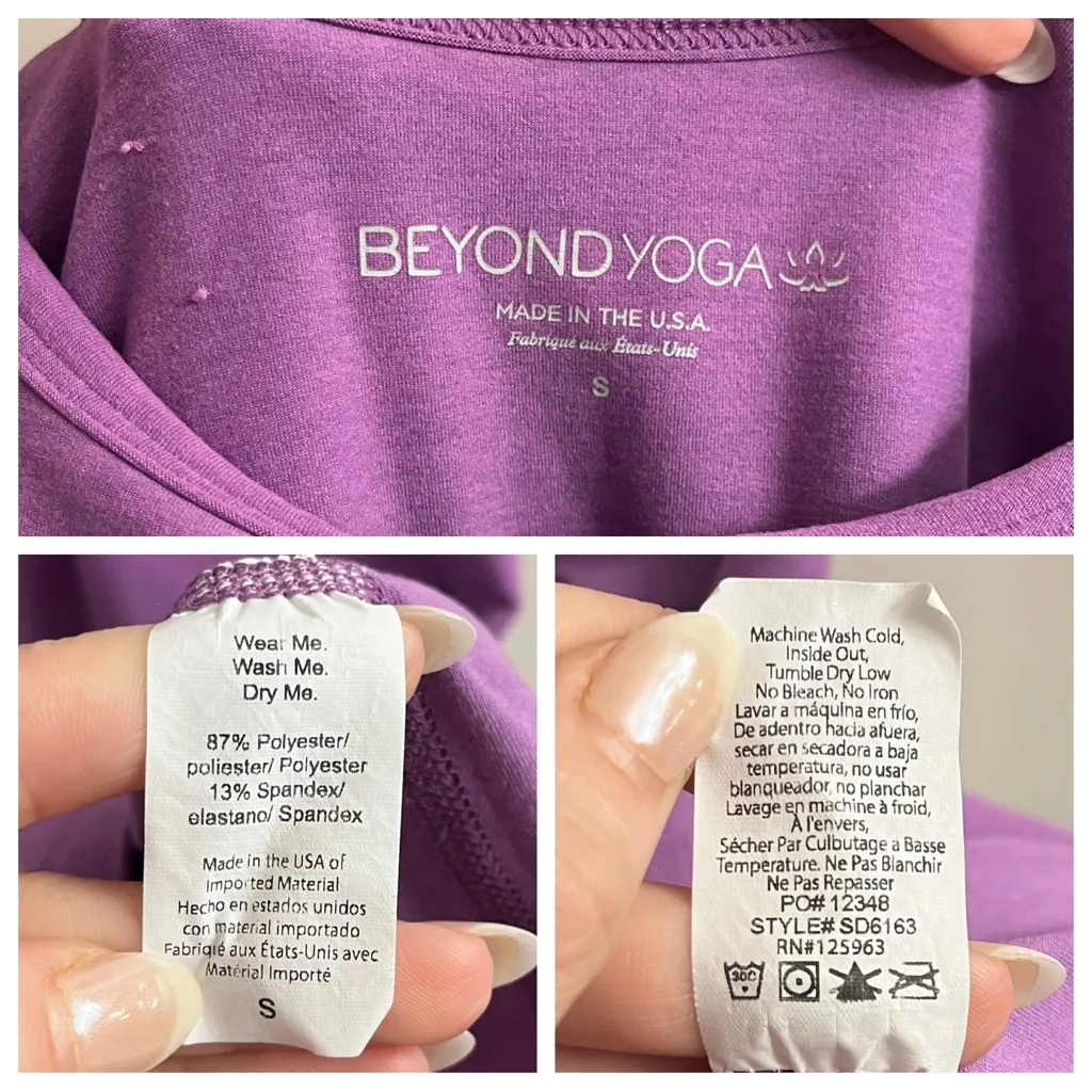 Beyond Yoga Spacedye Essentials Mini Dress Bright Iris Heather Small - Image 9