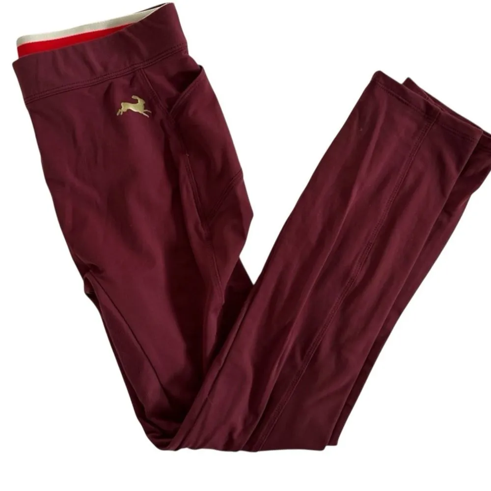 Tracksmith Lane Five Crop Tight Wine Red - Image 2