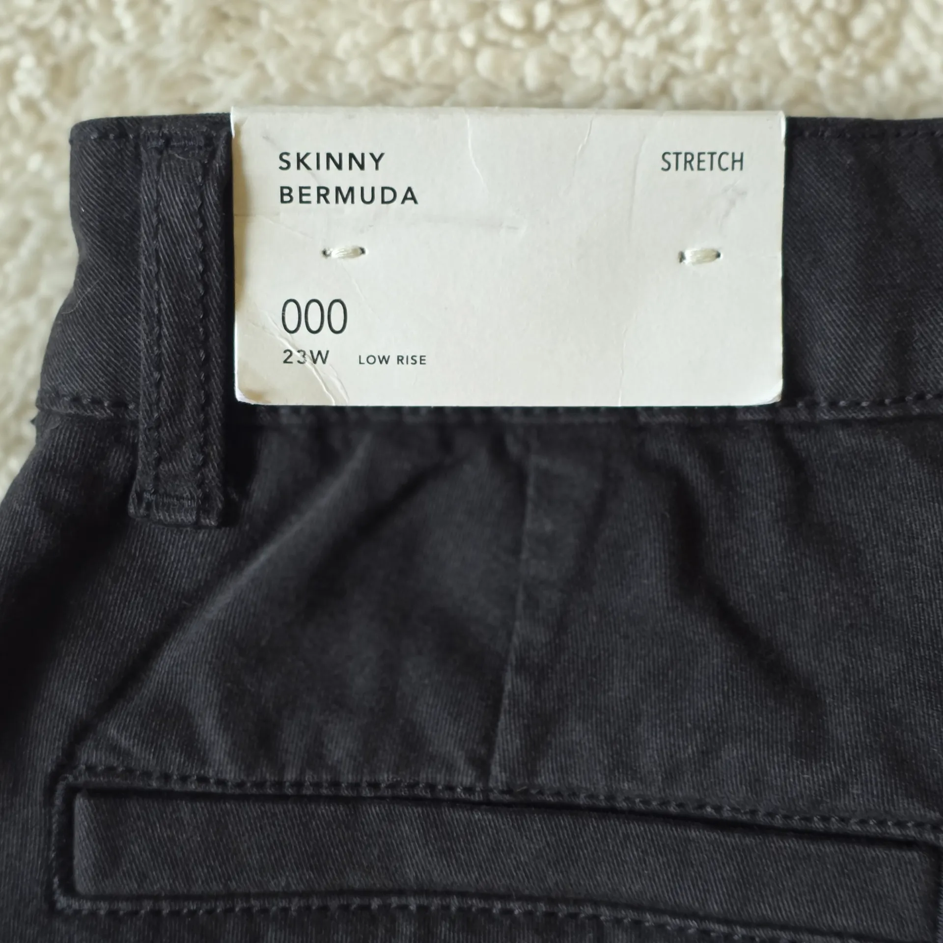 American Eagle Outfitters Stretch Black Bermuda Shorts - Image 5