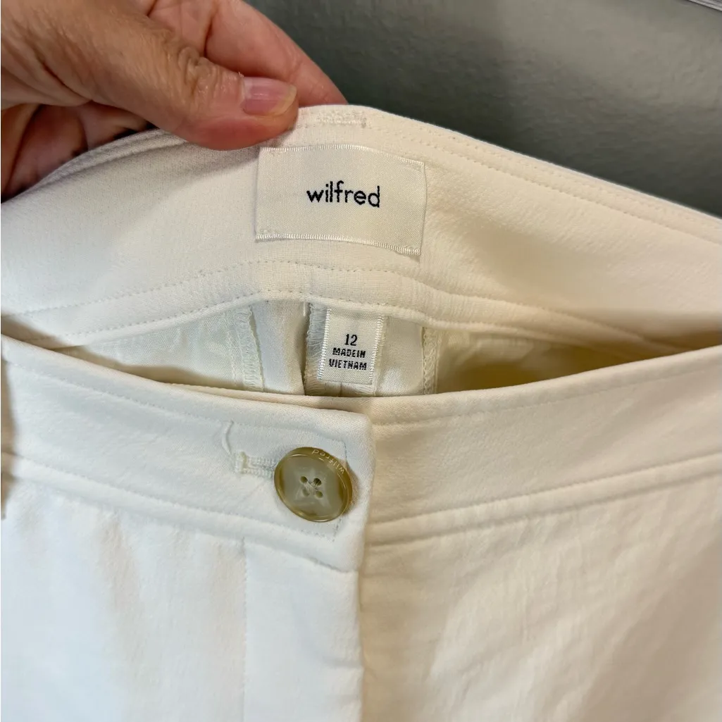 Aritzia Wilfred Women's Project‎ Cream Cargo Trouser Pants Size 12 - Image 3