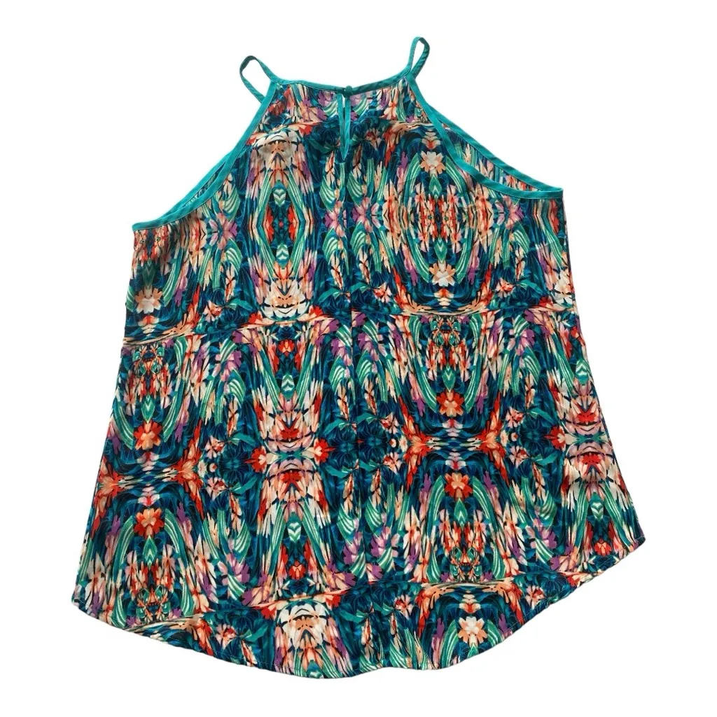 nicole by Nicole Miller‎ Sleeveless Colorful Droptail Blouse
Size XL - Image 2